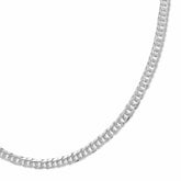 92.5% Sterling Silver Rombo Chain - 5MM